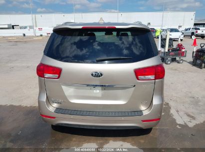 Lot #3049253718 2017 KIA SEDONA LX