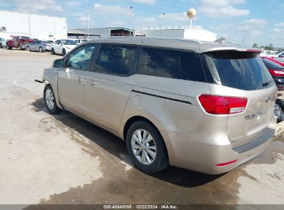 Lot #3049253718 2017 KIA SEDONA LX