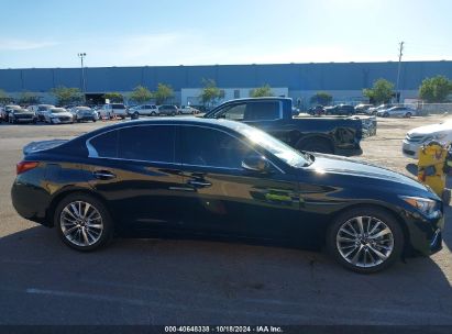 Lot #2992832855 2021 INFINITI Q50 LUXE AWD