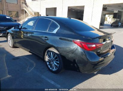 Lot #2992832855 2021 INFINITI Q50 LUXE AWD