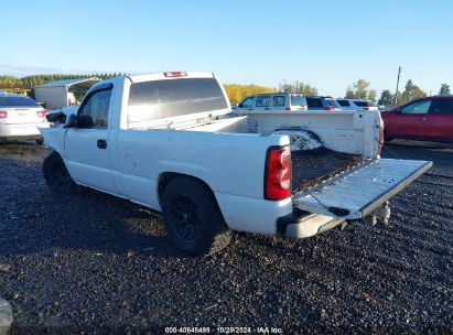 Lot #3051089111 2007 CHEVROLET SILVERADO 1500 CLASSIC WORK TRUCK