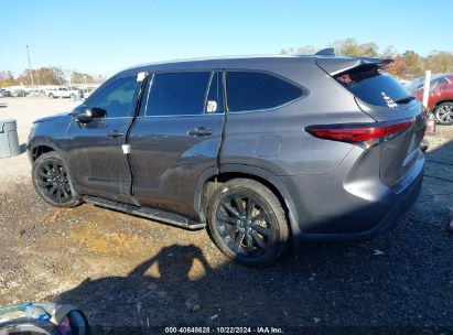 Lot #2992816712 2022 TOYOTA HIGHLANDER XLE