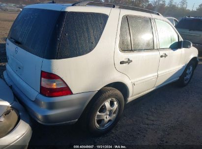 Lot #2995298112 2002 MERCEDES-BENZ ML 320