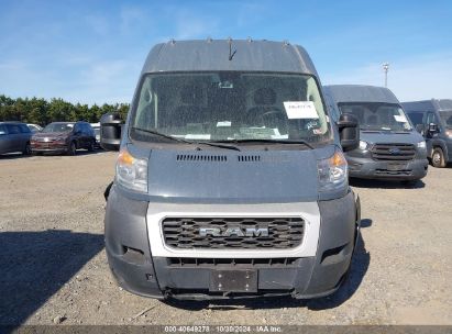 Lot #2989127275 2019 RAM PROMASTER 3500 CARGO VAN HIGH ROOF 159 WB EXT