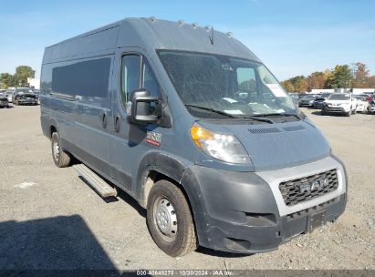 Lot #2989127275 2019 RAM PROMASTER 3500 CARGO VAN HIGH ROOF 159 WB EXT