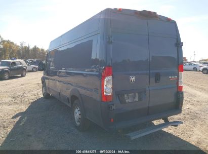 Lot #2989127275 2019 RAM PROMASTER 3500 CARGO VAN HIGH ROOF 159 WB EXT