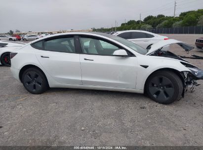 Lot #3035075523 2023 TESLA MODEL 3 REAR-WHEEL DRIVE