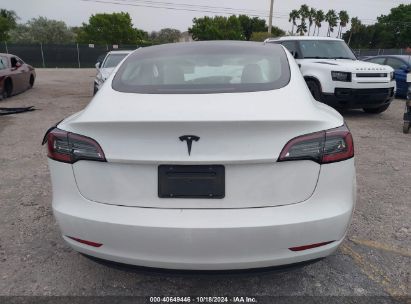 Lot #3035075523 2023 TESLA MODEL 3 REAR-WHEEL DRIVE