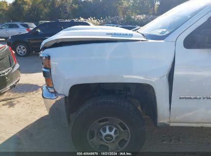 Lot #3057076300 2019 CHEVROLET SILVERADO 2500HD WT