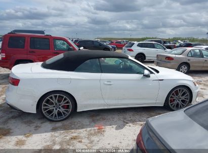 Lot #2992833645 2021 AUDI S5 CABRIOLET PRESTIGE TFSI QUATTRO TIPTRONIC