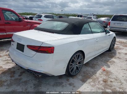 Lot #2992833645 2021 AUDI S5 CABRIOLET PRESTIGE TFSI QUATTRO TIPTRONIC