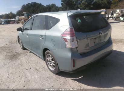 Lot #2995297962 2015 TOYOTA PRIUS V FOUR