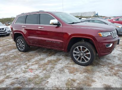 Lot #3050480710 2018 JEEP GRAND CHEROKEE OVERLAND 4X4