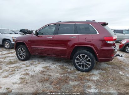 Lot #3050480710 2018 JEEP GRAND CHEROKEE OVERLAND 4X4