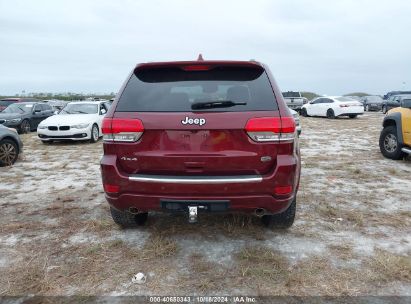 Lot #3050480710 2018 JEEP GRAND CHEROKEE OVERLAND 4X4