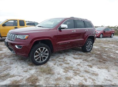 Lot #3050480710 2018 JEEP GRAND CHEROKEE OVERLAND 4X4