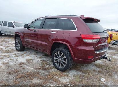 Lot #3050480710 2018 JEEP GRAND CHEROKEE OVERLAND 4X4