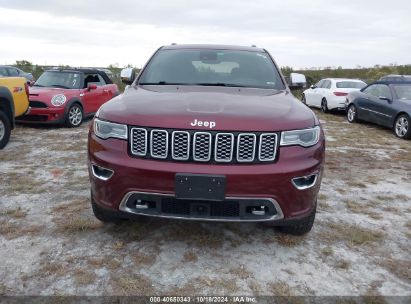 Lot #3050480710 2018 JEEP GRAND CHEROKEE OVERLAND 4X4