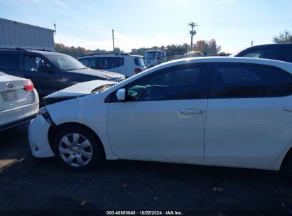 Lot #3035075552 2018 TOYOTA COROLLA LE