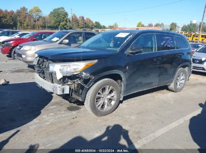 Lot #3035075545 2015 TOYOTA HIGHLANDER XLE V6