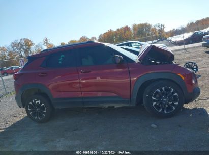 Lot #2995297945 2021 CHEVROLET TRAILBLAZER AWD LT