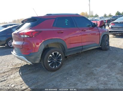 Lot #2995297945 2021 CHEVROLET TRAILBLAZER AWD LT