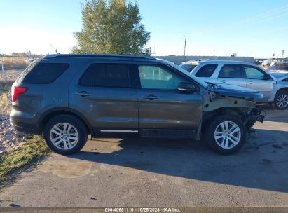 Lot #3035089470 2019 FORD EXPLORER XLT