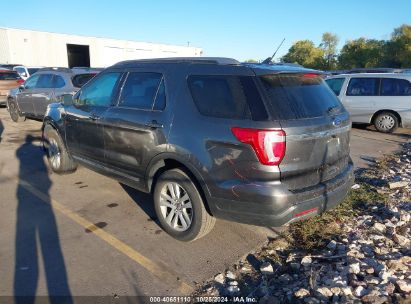 Lot #3035089470 2019 FORD EXPLORER XLT