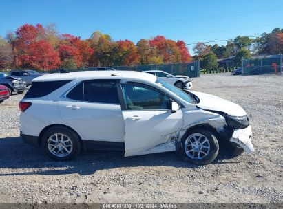 Lot #3037547725 2022 CHEVROLET EQUINOX AWD LT