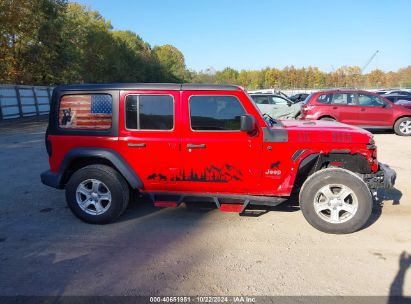 Lot #3056070723 2020 JEEP WRANGLER UNLIMITED SPORT S 4X4