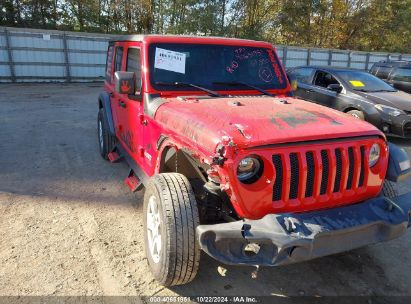 Lot #3056070723 2020 JEEP WRANGLER UNLIMITED SPORT S 4X4