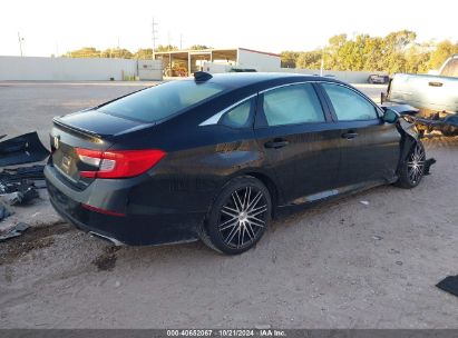 Lot #3035085706 2018 HONDA ACCORD SPORT