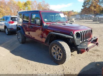 Lot #3042571048 2021 JEEP WRANGLER UNLIMITED ISLANDER 4X4