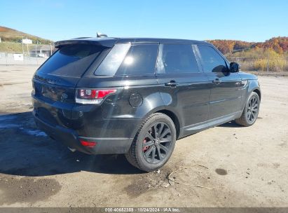 Lot #3050080388 2017 LAND ROVER RANGE ROVER SPORT 3.0L V6 TURBOCHARGED DIESEL HSE TD6