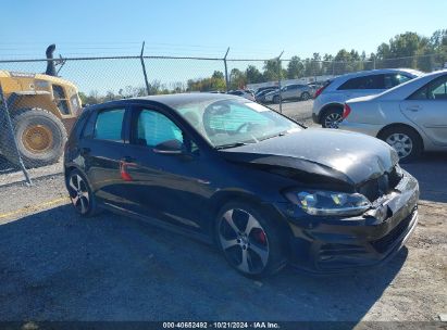 Lot #3037527007 2018 VOLKSWAGEN GOLF GTI 2.0T AUTOBAHN/2.0T S/2.0T SE