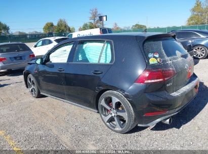 Lot #3037527007 2018 VOLKSWAGEN GOLF GTI 2.0T AUTOBAHN/2.0T S/2.0T SE