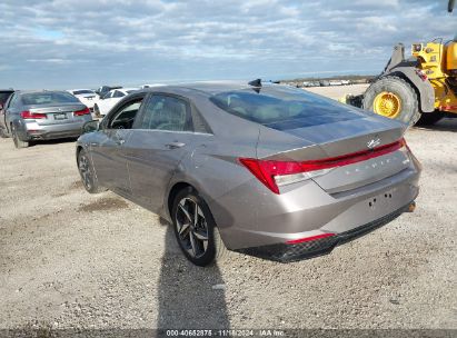 Lot #2992823719 2023 HYUNDAI ELANTRA HYBRID LIMITED