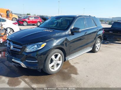 Lot #3050084233 2017 MERCEDES-BENZ GLE 350 4MATIC