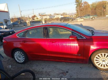 Lot #2991586534 2015 FORD FUSION HYBRID SE