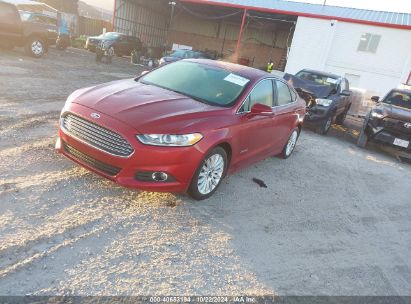 Lot #2991586534 2015 FORD FUSION HYBRID SE