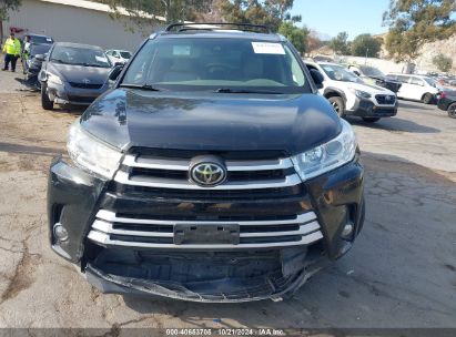 Lot #3046373818 2019 TOYOTA HIGHLANDER XLE