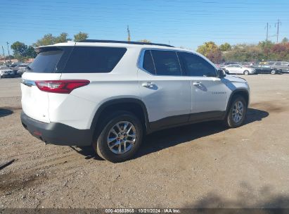 Lot #2992816679 2021 CHEVROLET TRAVERSE FWD LT CLOTH