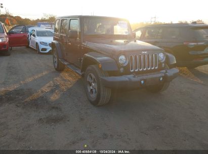 Lot #2995297859 2017 JEEP WRANGLER UNLIMITED SAHARA 4X4