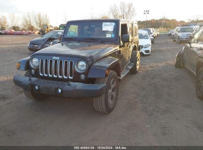 Lot #2995297859 2017 JEEP WRANGLER UNLIMITED SAHARA 4X4