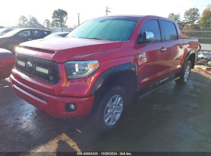 Lot #2995281827 2021 TOYOTA TUNDRA PLATINUM