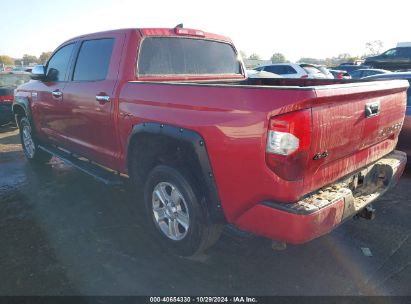 Lot #2995281827 2021 TOYOTA TUNDRA PLATINUM