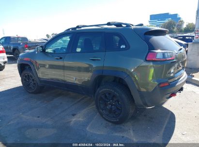 Lot #2996535676 2021 JEEP CHEROKEE TRAILHAWK 4X4