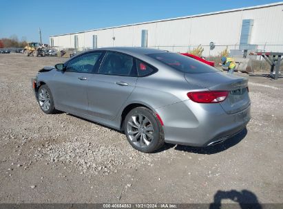 Lot #3052076430 2016 CHRYSLER 200 S