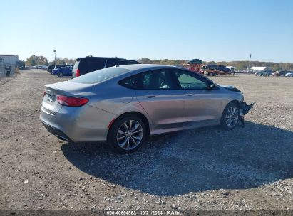 Lot #3052076430 2016 CHRYSLER 200 S