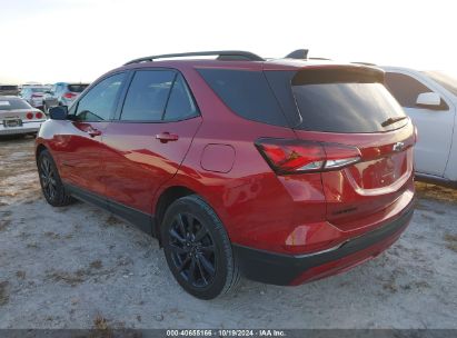 Lot #2992823674 2022 CHEVROLET EQUINOX FWD RS